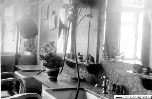 Friseurladen zur Zeit von Emil Vetter 